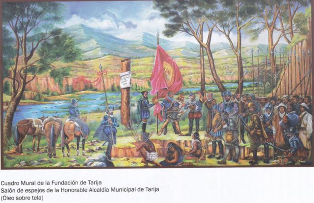 Mural fundacion de Tarija