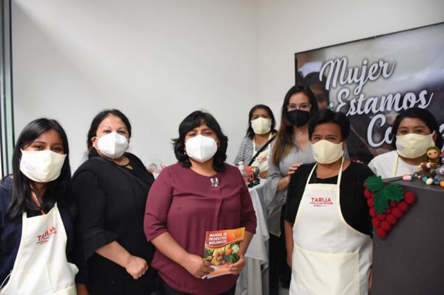 Las emprendedoras fueron las protagonistas de la feria.