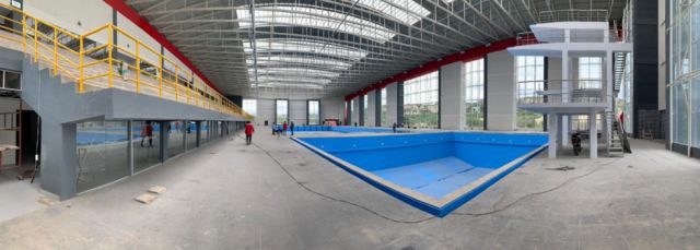 Oliva anuncia inauguración de la Piscina Olímpica de Tarija para el mes de diciembre