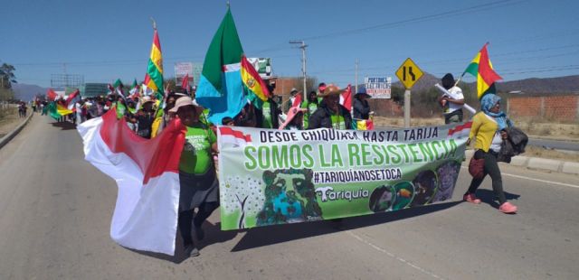 Comunarios de Tariquía piden a  Arce anular contratos petroleros
