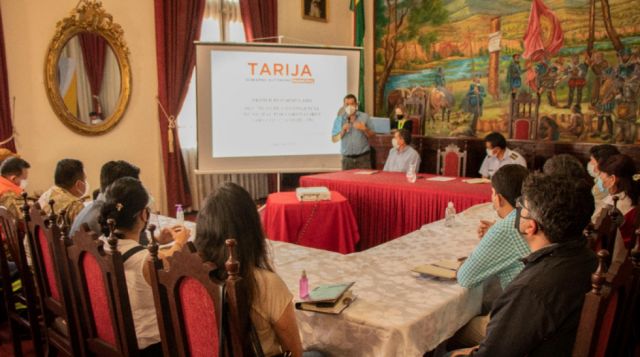 Alcaldía de Tarija presenta plan ante posible rebrote del Covid
