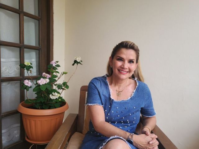 Áñez: "Estoy aquí en mi país, en mi patria"