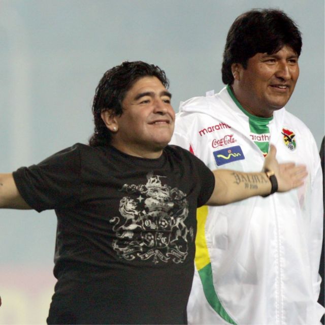 Evo Morales despide a Maradona: "Vivirás por siempre en el corazón del pueblo boliviano" (Video)
