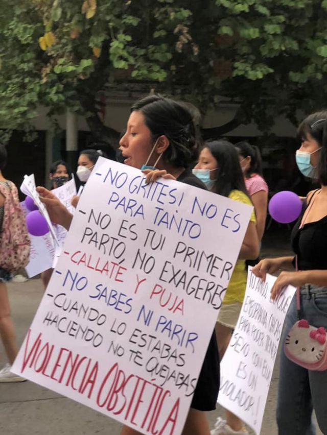 Pronunciamiento del colectivo  “Cuñas ruidosas”, en Bermejo. 