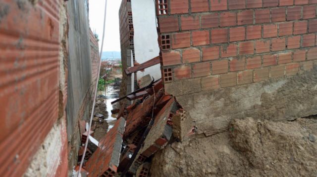 Siete barrios los más afectados por las lluvias en Tarija 