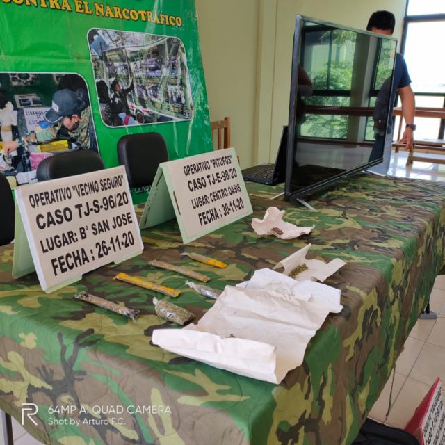 Felcn secuestra más de 250 psicofármacos y marihuana en Tarija 
