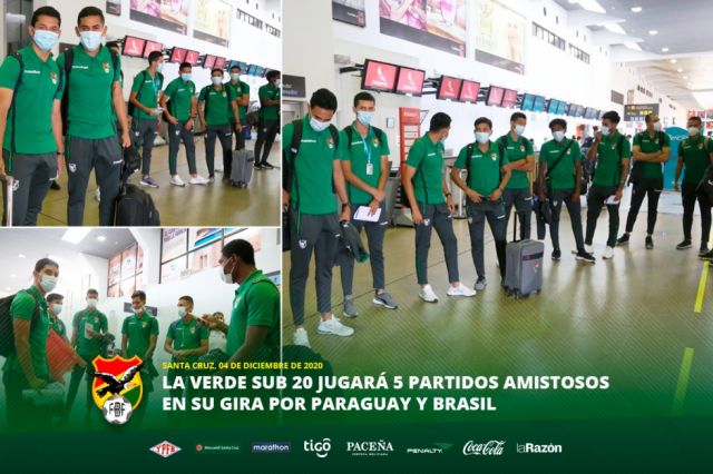 La Selección Boliviana Sub-20 rumbo a Paraguay 