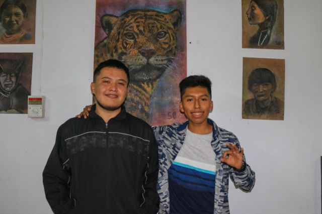 Diego Soliz y Pablo Sanguino exponen sus trabajos.