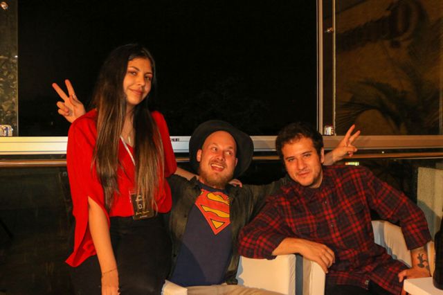 Nora Galarza, Omar Brice y Javier Antelo.