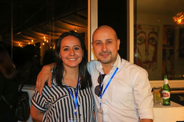 Favio Bejarano y Fabiola Chamas.