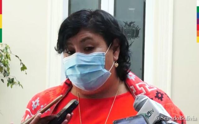 Senadora sugiere auditar donaciones y créditos registrados durante el gobierno transitorio
