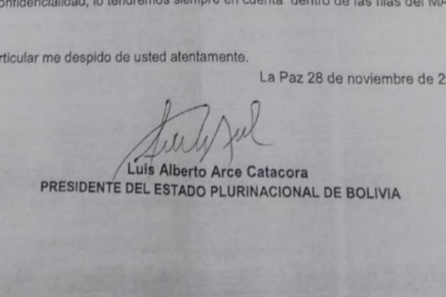 Encuentran a la mujer que falsificó la firma del presidente Luis Arce