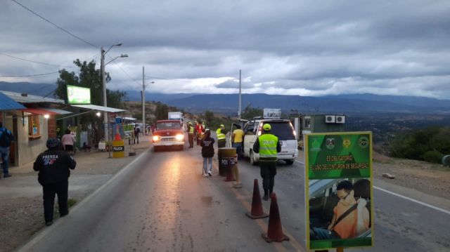 Refuerzan controles en las vías por Fin de Año 
