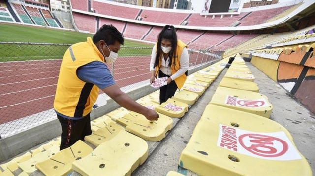 Controles en el clásico paceño detectaron 137 positivos en pruebas rápidas