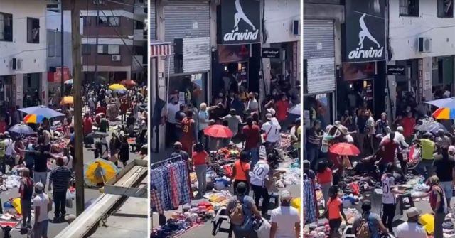 Pelea de  comerciantes deja tres  heridos 