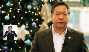 Arce en su mensaje de Navidad: “es momento de que los bolivianos nos hermanemos”