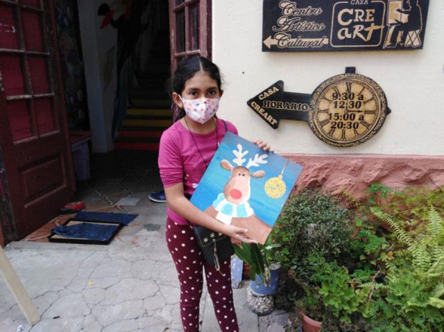 Los niños disfrutaron de una jornada de diversión y color.