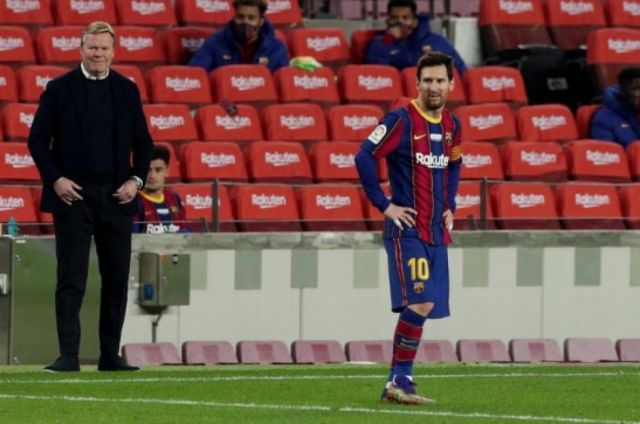 Koeman no esquivó ninguna pregunta sobre Lionel Messi