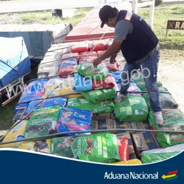 Decomisan en Tarija camión con cargamento valuado en $us 59.300