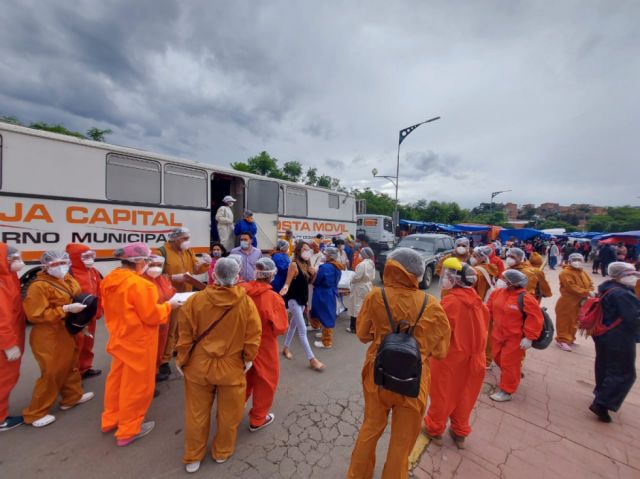 Alcaldía de Tarija intensifica rastrillaje preventivo de Covid en ferias navideñas 