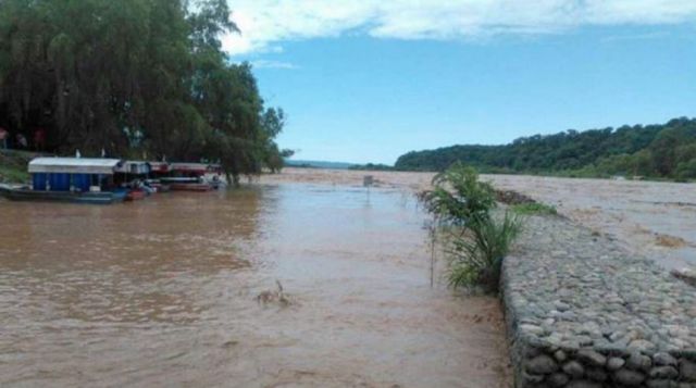 Río Bermejo en alerta, por lluvias podría desbordarse