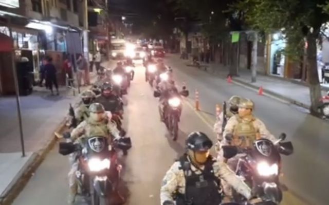Operativo policial  recuerda "prohibición" de fiestas en Tarija