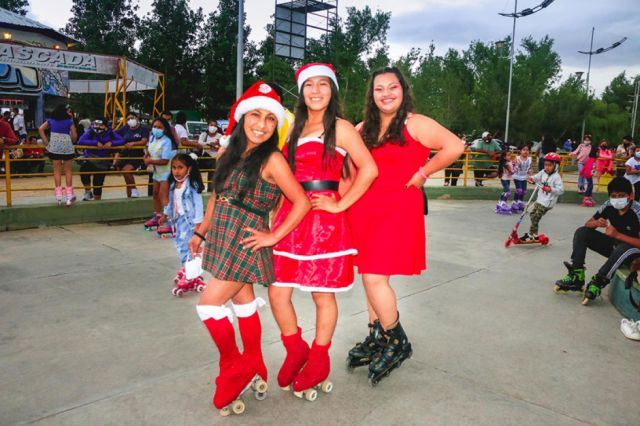 Virginia Altamirano,  Betzabeth Calani y Kasandra Juri.
