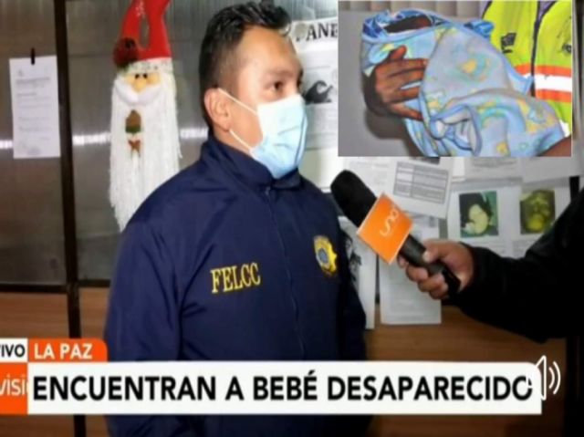 El Alto : Menor de diez meses fue encontrada luego de ser extraviada por sus padres en una fiesta