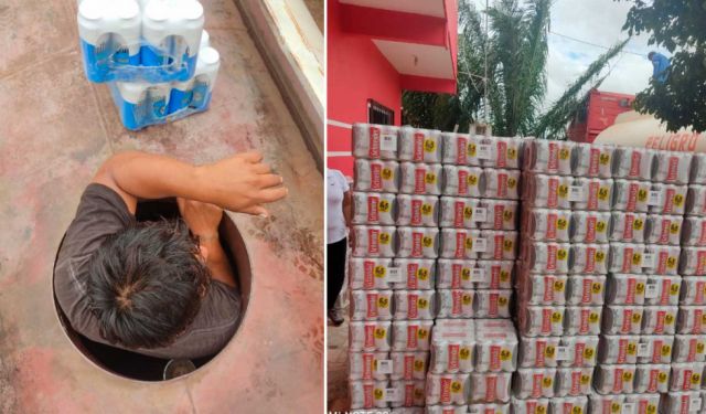 Encuentran cerveza de contrabando escondida en cisterna por un valor de Bs 214.520