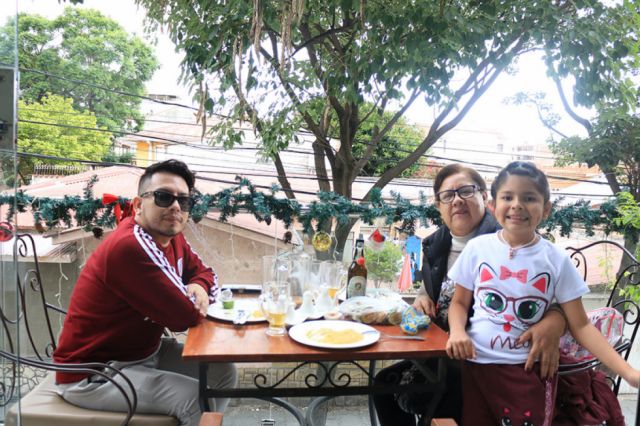 La familia  Balda Landivar 