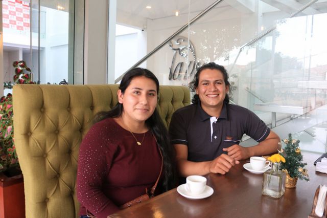 Luis Dorado y Lorena Gonzales. 
