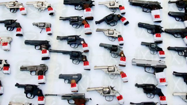 Incautan en Chile más de un millón de armas