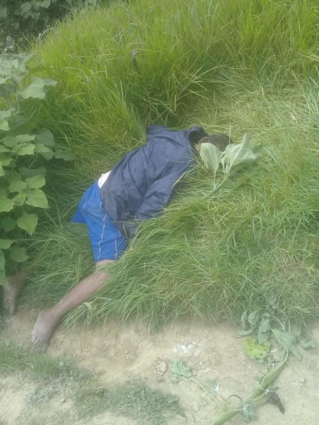 Vecinos del barrio Palmarcito reportaron el fallecimiento de una persona