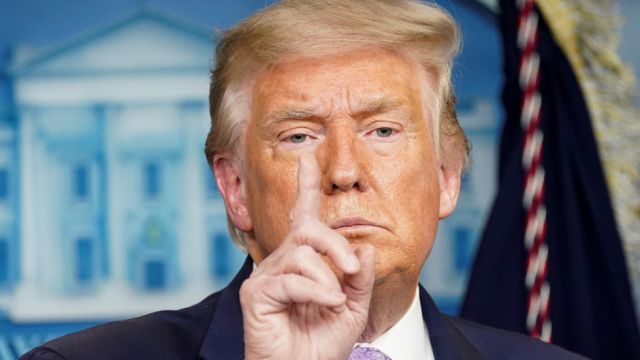 Trump urge a que "no haya violencia, infracción de la ley y vandalismo de cualquier tipo", en medio de juicio político en su contra
