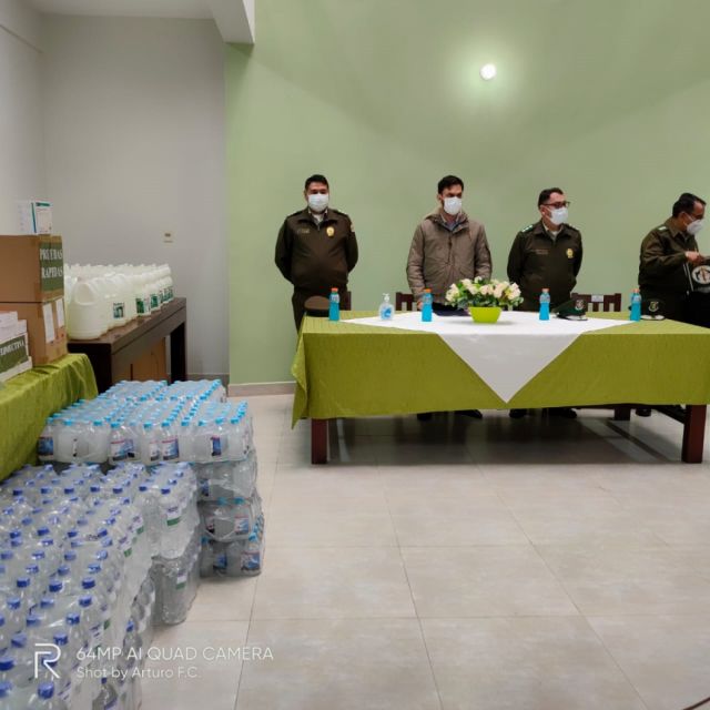 Ministro de Gobierno inaugura centro de aislamiento de Covid en Tarija
