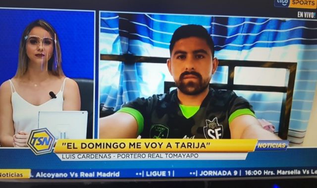 Guardameta se autopresentó en Tomayapo, pero hasta el momento la dirigencia no lo confirma