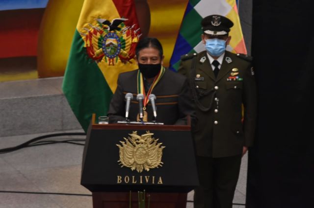 Discurso de Davida Choquehuanca, vicepresidente de Bolivia