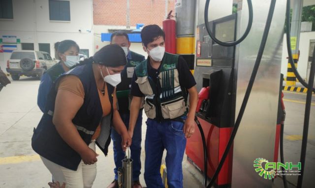 ANH inspecciona estaciones de servicio en Bermejo