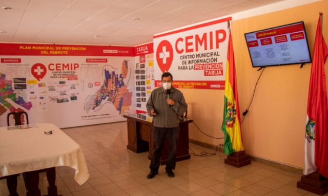 Alcaldía de Tarija crea el CEMIP para centralizar datos del Covid