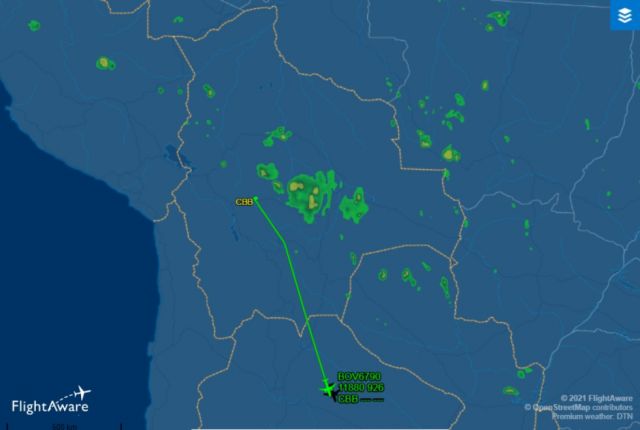 Avión de BoA llega a Argentina para recoger dosis de la vacuna Sputnik V
