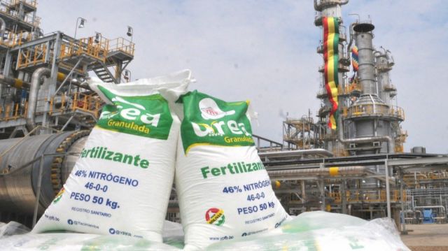 YPFB prevé recuperar confiabilidad de clientes y estabilizar precios de urea