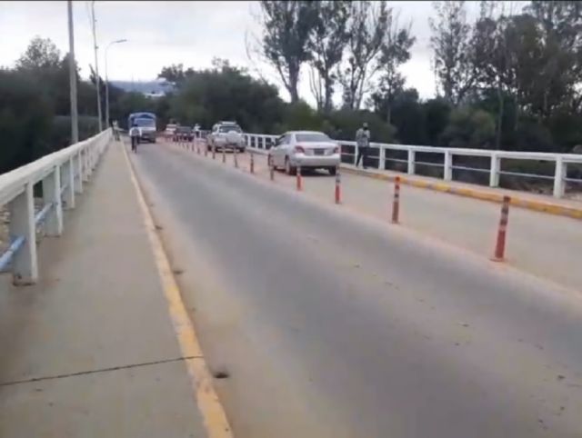 Habilitan los dos carriles del puente San Martín de Tarija