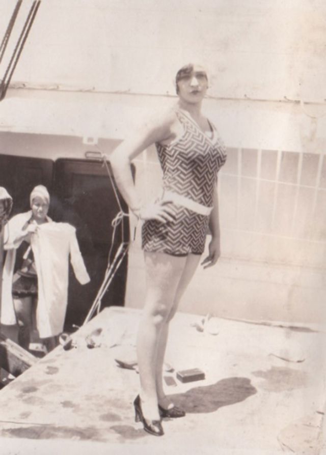 En el trayecto marítimo, Rosa Pizarro fue elegida “Miss Sudamericana”
