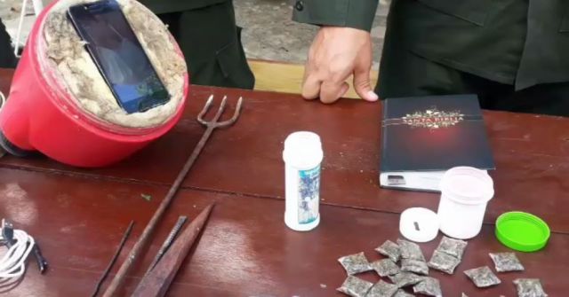 Policía secuestró celulares, droga y armas blancas en la cárcel de Yacuiba
