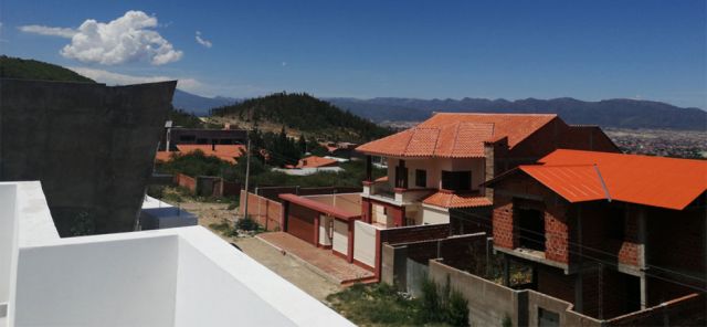 Vista parcial de Tarija desde alto Senac 