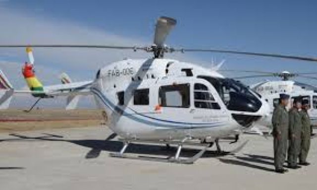 Por el clima, helicóptero de Arce aterrizó de emergencia en Iscayachi