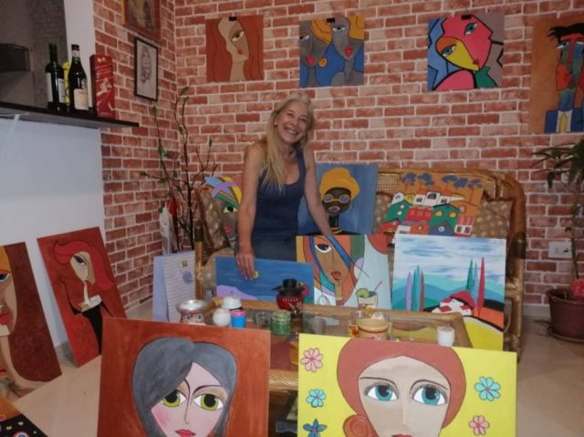 Sandra Domínguez, el arte todos los días