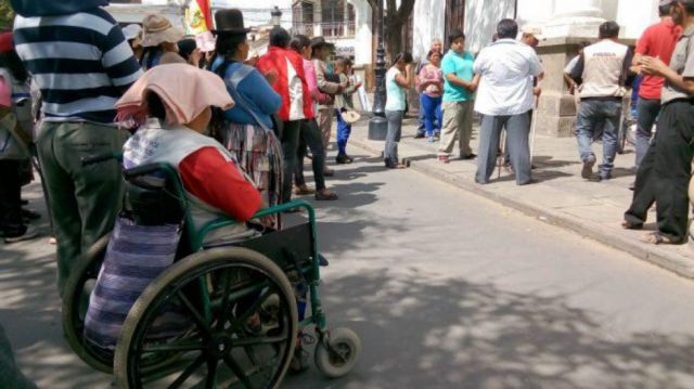 Tarija: Personas con discapacidad anuncian movilizaciones por paquete alimentario 