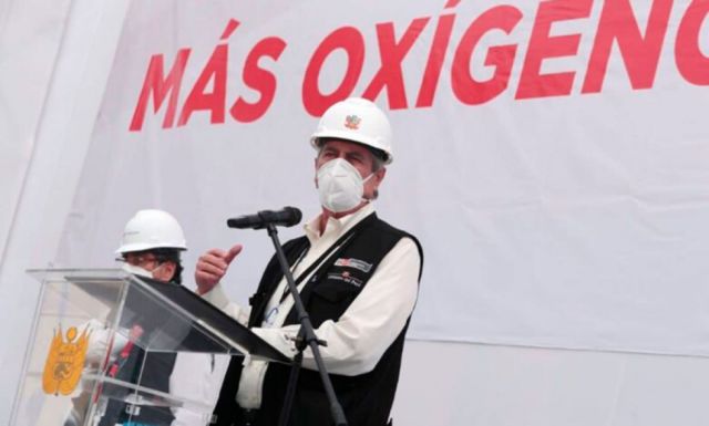 Sagasti anuncia medidas ante escasez de oxígeno