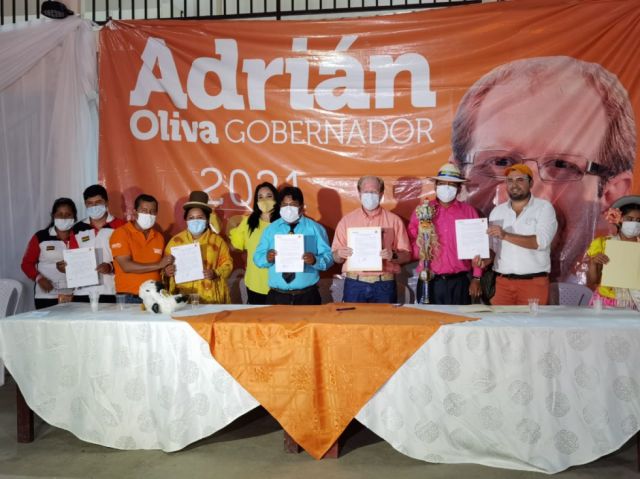 Fraternidades culturales se adhieren al proyecto político que postula a Oliva y Echart